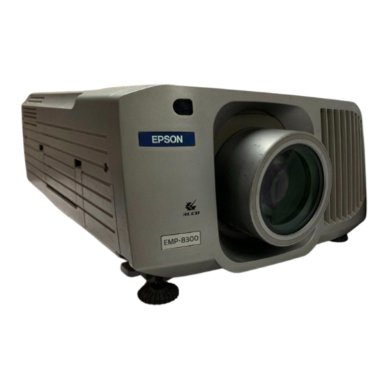Epson EMP-8300 Setup Manual