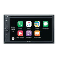 Sony XAV-AX200 Operating Instructions Manual