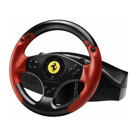 Thrustmaster Red Legend Edition Ferrari Racing Wheel User Manual
