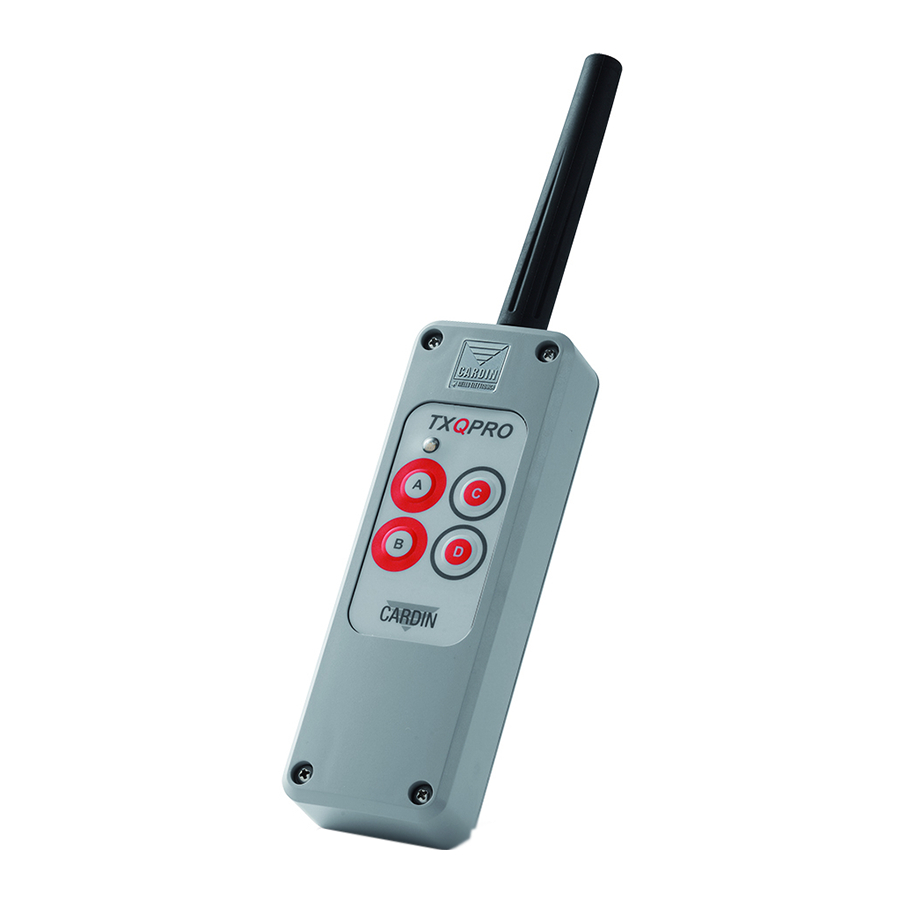 Cardin Elettronica TXQPRO486 Quick Start Manual