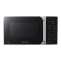 Samsung ME89F-1S 23 Litres 1150W Solo Microwave Oven Owner's Instructions Manual