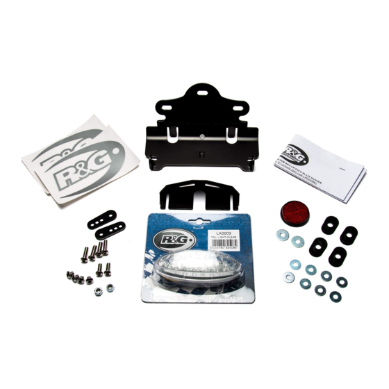 R&G LP0042BK Fitting Instructions Manual