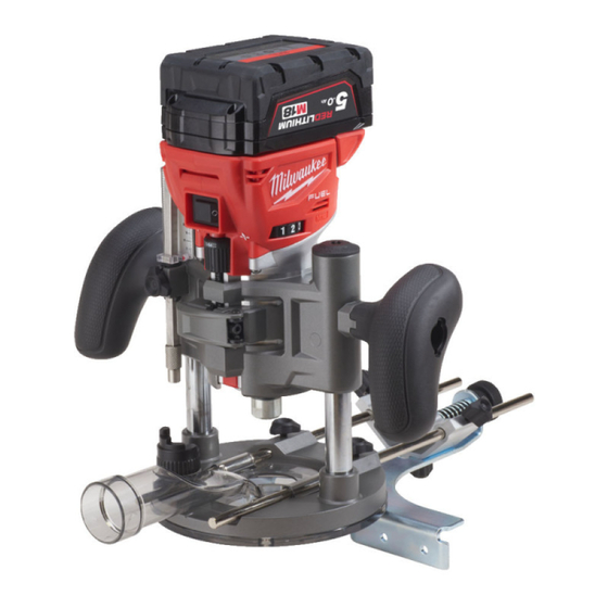 Milwaukee M18 FTR8-0X Manuals