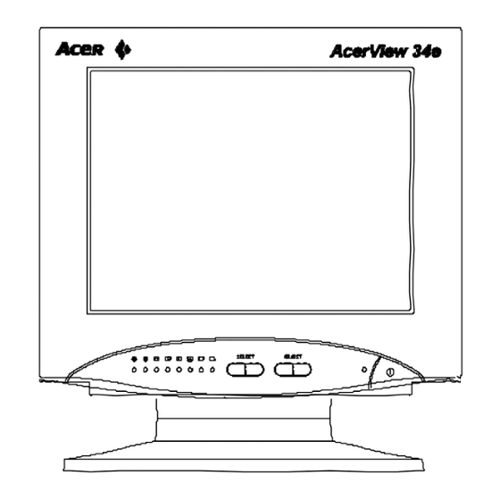 Acer AcerView 34e User Manual