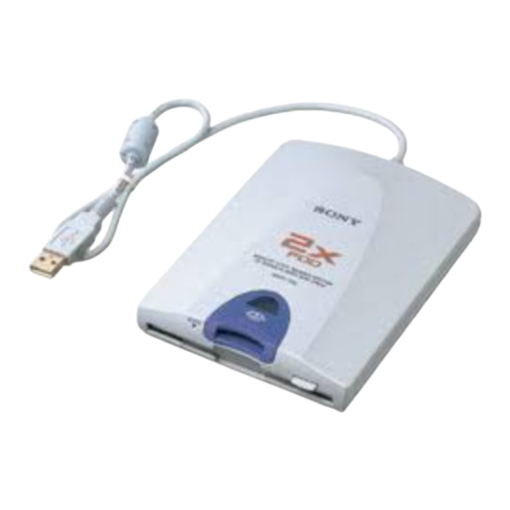 Sony MSFD-20U User Manual