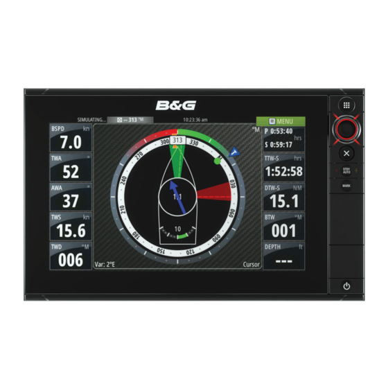 B&G Zeus2 Operator's Manual