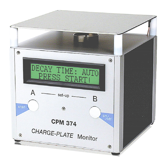 Kleinwaechter CPM 374 Manual