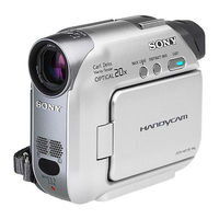 Sony Handycam DCR-HC22E Operating Manual