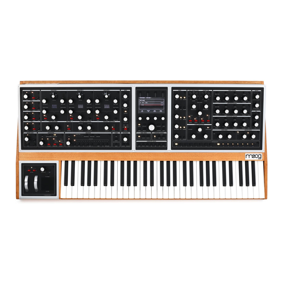 Moog One Manual