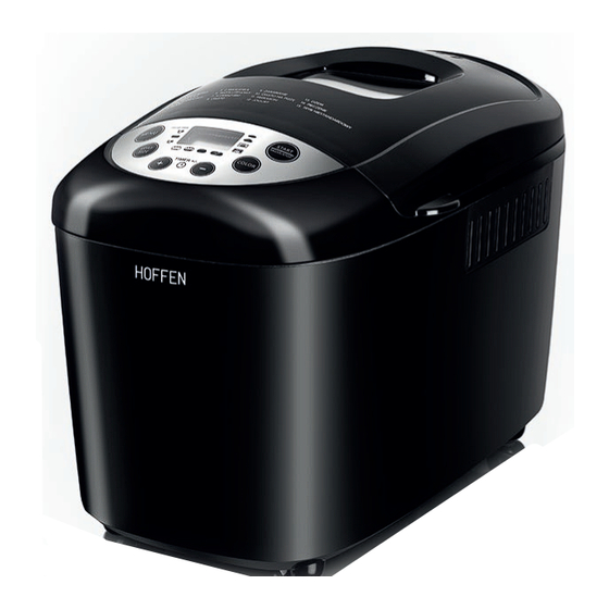 User Manuals: HOFFEN BM8903-AC Bread Maker