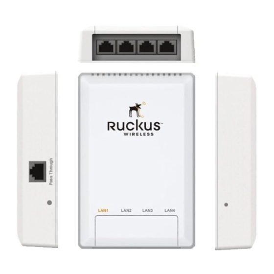 User Manuals: Ruckus Wireless ZoneFlex 7025 Wall Switch
