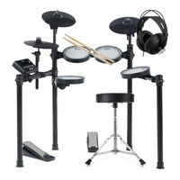 Xdrum DD-460P Mesh E-Drum Kit Operating Instructions Manual