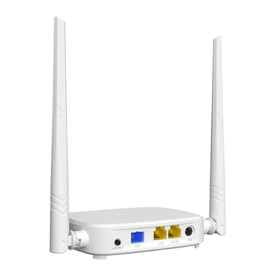 Tenda N300 Wi-Fi xPON ONT Quick Installation Manual