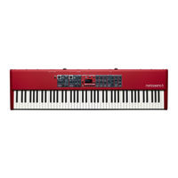 Clavia nord piano 4 Quick Manual
