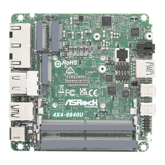 ASRock Industrial 4X4-8840U User Manual