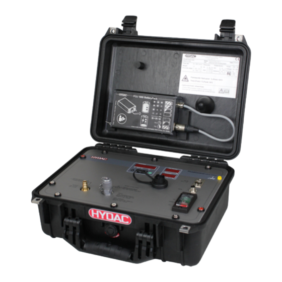 Hydac FCU1315 Operating And Maintenance Instructions Manual