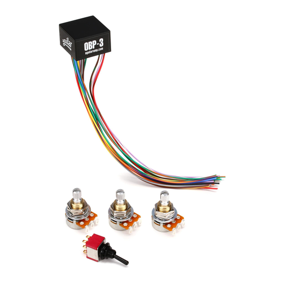 Aguilar  OBP-3 Wiring Diagram