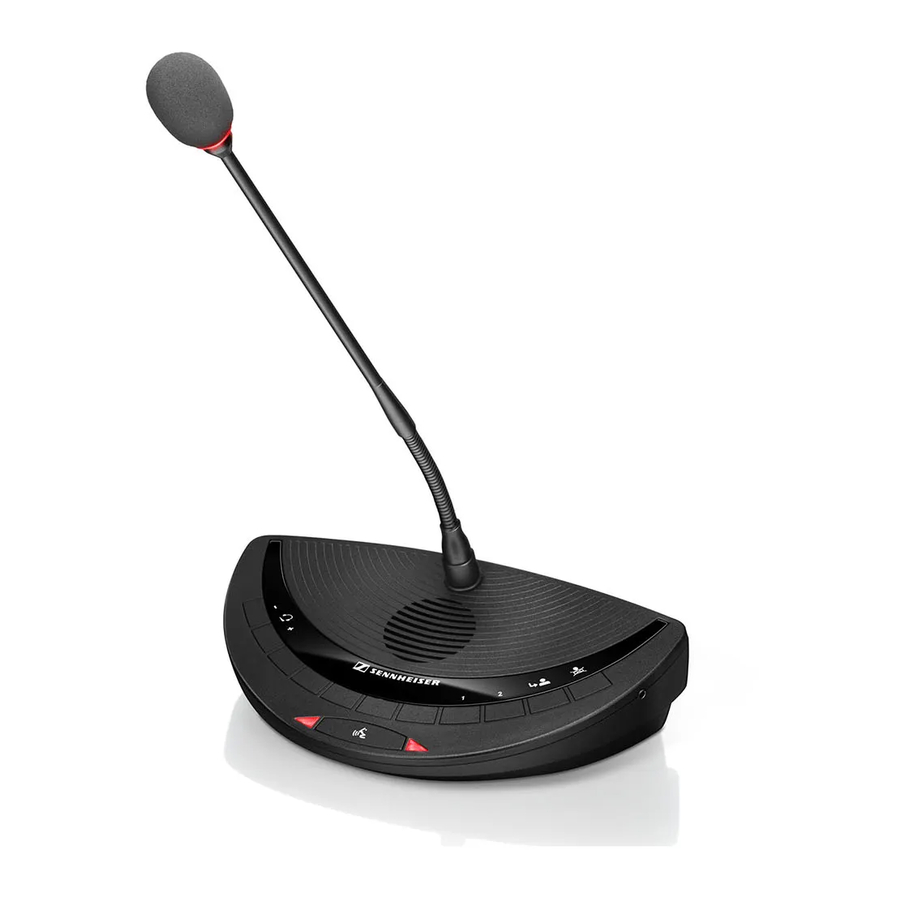 Sennheiser WiCOS D Quick Manual
