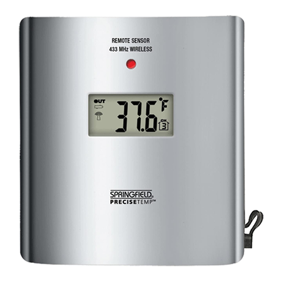 Springfield 91756 Wireless Thermometer with Indoor/outdoor Temp