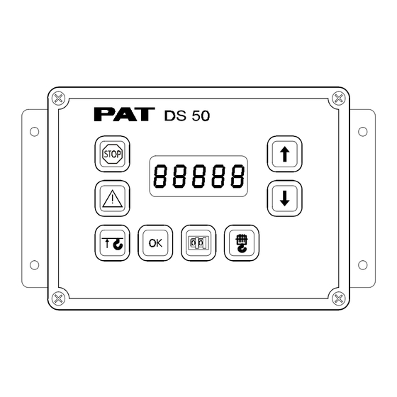PAT DS 50 Operator's Manual