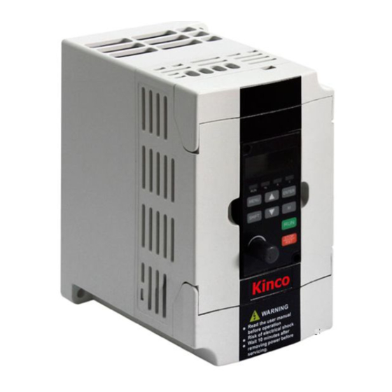 Kinco VFD CV100 Quick Start Manual
