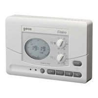 Geca Tecno Control Unico Programming Instructions And Installation Manual