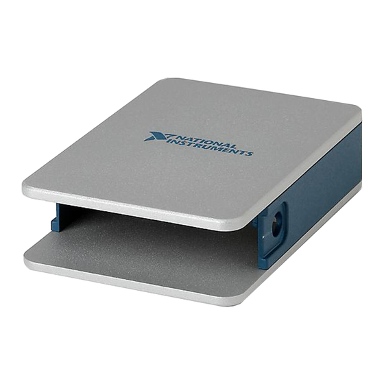 National Instruments cDAQ-9171 Quick Start