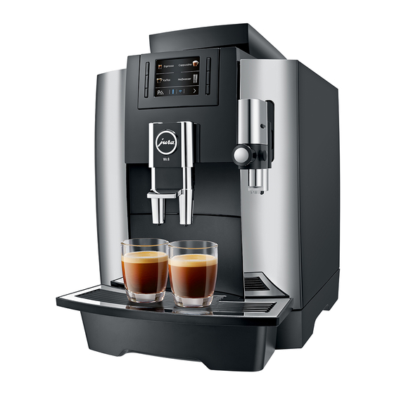 Jura WE8 Descaling Manual