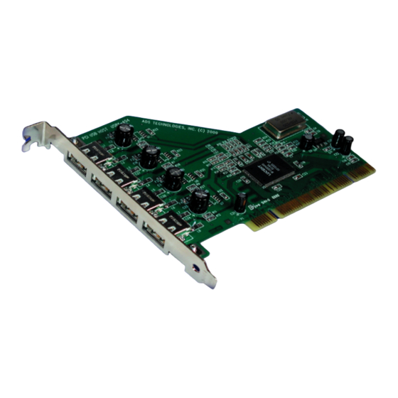 ADS Technologies USBX-404 Specification
