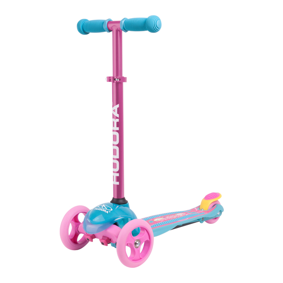 Hudora Flitzkids 2.0 Instructions On Assembly And Use