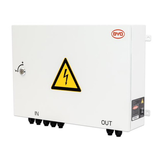 BYD CBH-40A Installation Manual