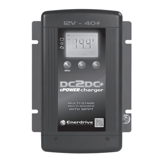 Dometic ENERDRIVE DC2DC+ Quick Start Manual