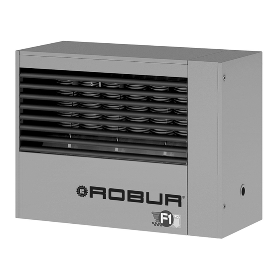 Robur Line F1 Series User, Installation And Service Manual