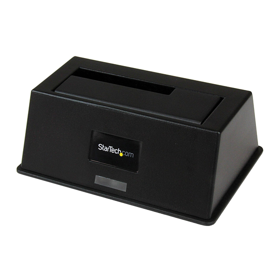 StarTech.com SATADOCKU2E User Manual