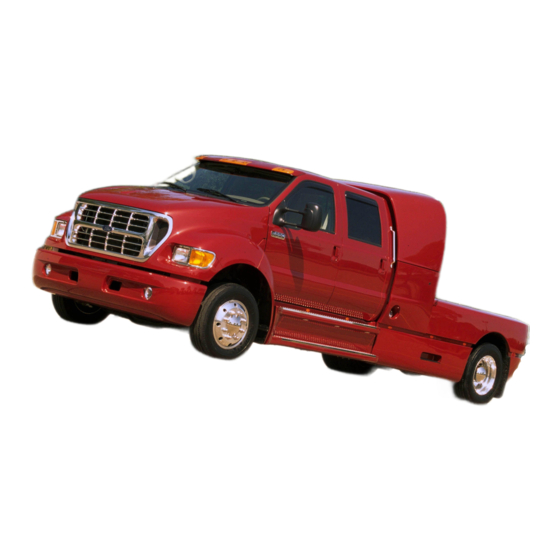 Ford F-650 2001 Owner's Manual
