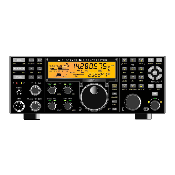 ELECRAFT K3S Installation Instructions Manual