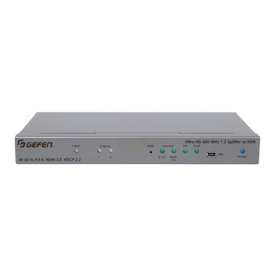 Gefen EXT-UHD600-12 User Manual