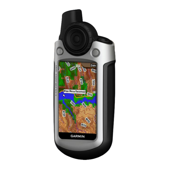Garmin Colorado Series Owner's Manual
