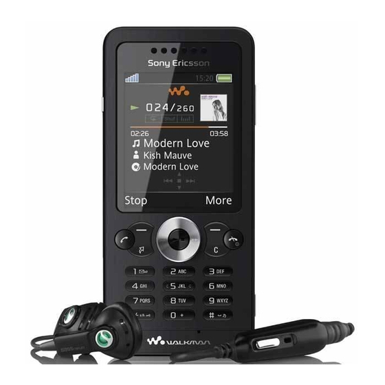 Sony Ericsson W302 User Manual