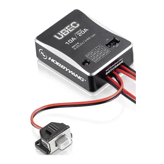 Conrad UBEC-10A Quick Start Manual