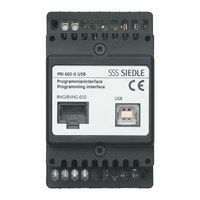 SSS Siedle PRI 602-01 USB Product Information