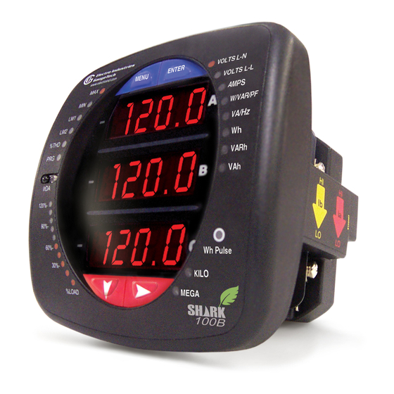 Electro Industries/GaugeTech Shark 100B Quick Start Manual