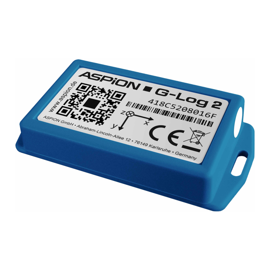 Aspion G-Log Series User Manual
