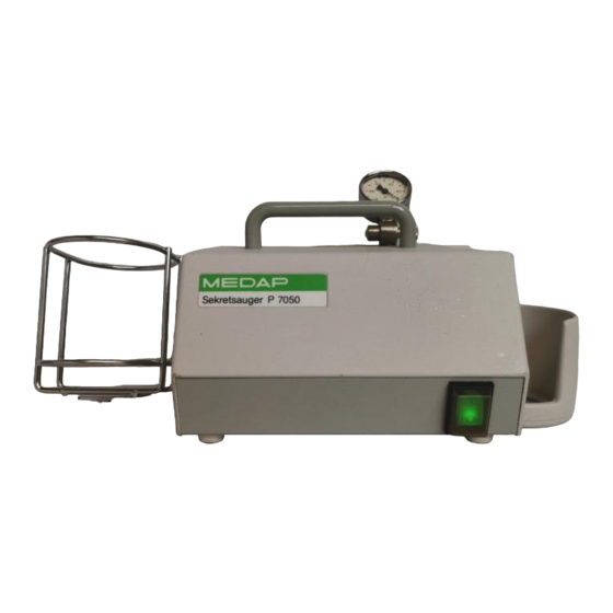 MEDAP P 7050 Operating Instructions Manual