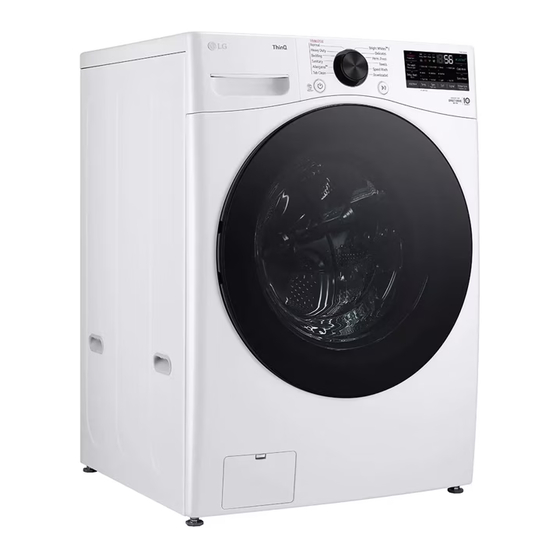 LG WM4080HWA Owner's Manual