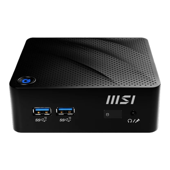 MSI Cubi B0A1 User Manual