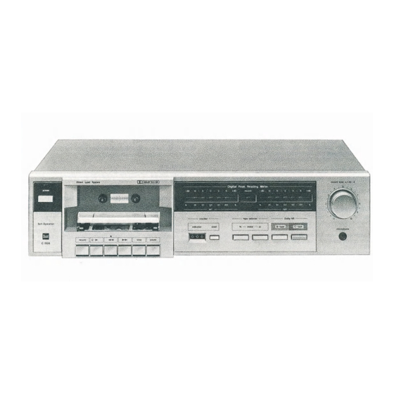 Dual C 808 Operating Instructions