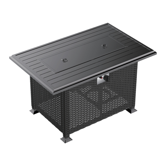 ALAULM ULC-4327FTB-21 Propane Fire Pit Manuals