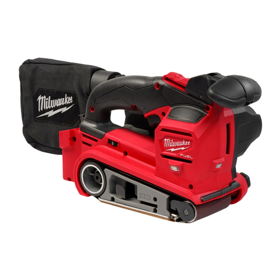 Milwaukee M18 FUEL 2832-20 - BELT SANDER Manual