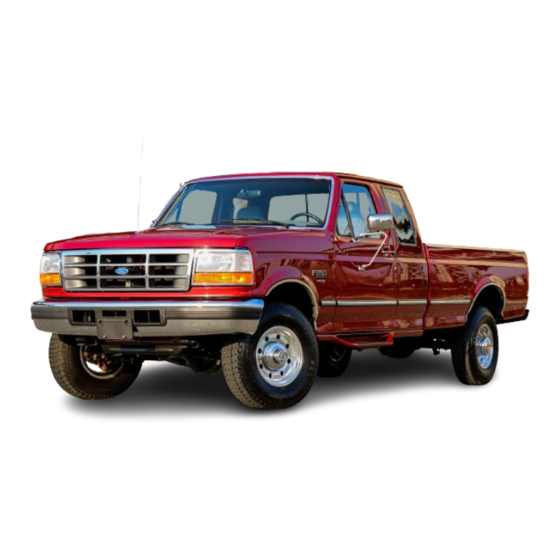 Ford F-150 1997 Workshop Manual